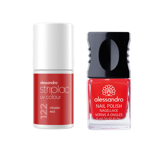 Classic Red DUO: Striplac + nagellak
