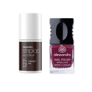 Midnight Red DUO: Striplac + nagellak