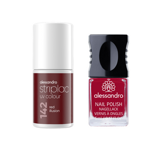 Red Illusion DUO: Striplac + nagellak