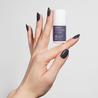 New York Grey DUO: Striplac + nagellak