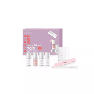 Striplac | Uv Basic Set + kleur 'normale en zachte nagels' (zonder lamp)