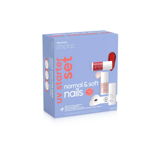 Striplac Starter Set 'normale en zachte nagels' - 1 kleur