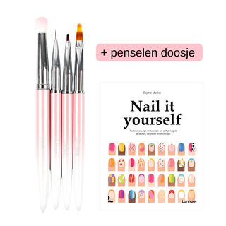 Nail it Yourself Boek + penselenset